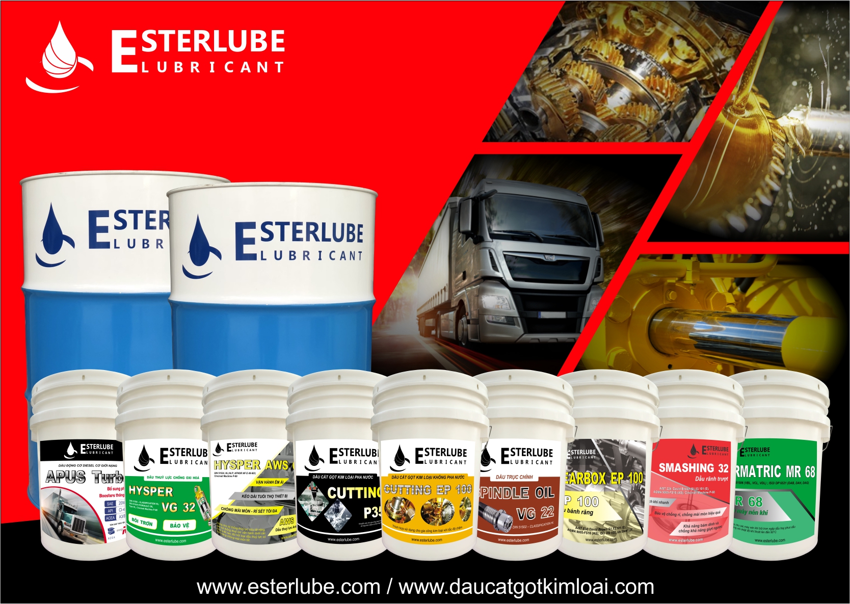 Dầu thủy lực Esterlube Dầu thủy lực Esterlube